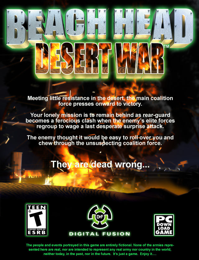 Bo�te de Beach Head Desert War