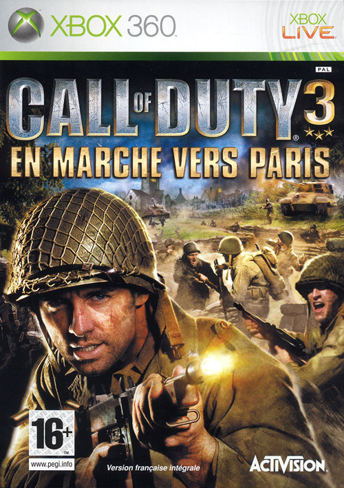 Bo�te de Call of Duty 3 : En marche vers Paris