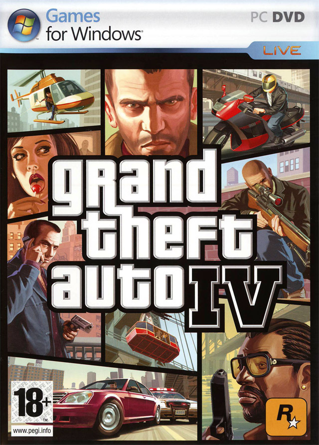 Bo�te de Grand Theft Auto IV