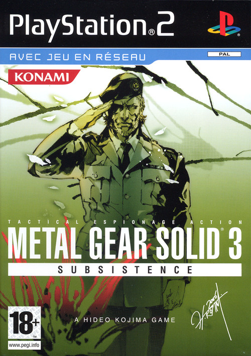 Bo�te de Metal Gear Solid 3 : Subsistence